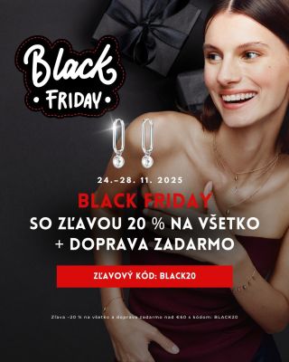 🖤 Black Friday je tu! Začíname s výnimočnou ponukou pre všetkých milovníkov šperkov. Získaj 20 % na celý sortiment so...